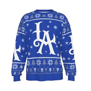 Dodgers Christmas Sweater Etsy