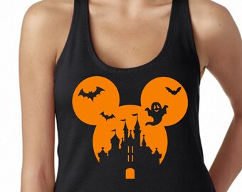 Halloween Mickey Pumpkins Disney Inspiré Femmes Tank Top-Tailles XS-5XL 