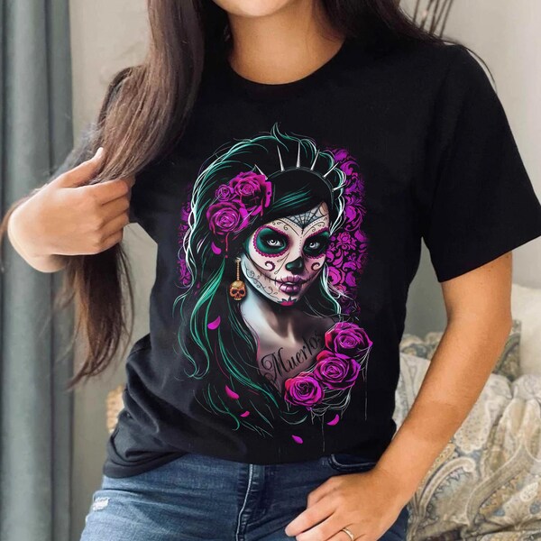 Playera Catrina Playeras Para El Dia De Muertos Playeras Dia