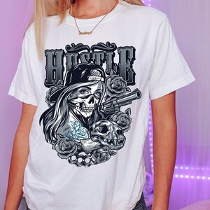 Hustle T-Shirt: Motivational Graphic Tee - Inspirational Gift