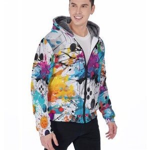 Zip up Hoodie Video Game Etsy UK
