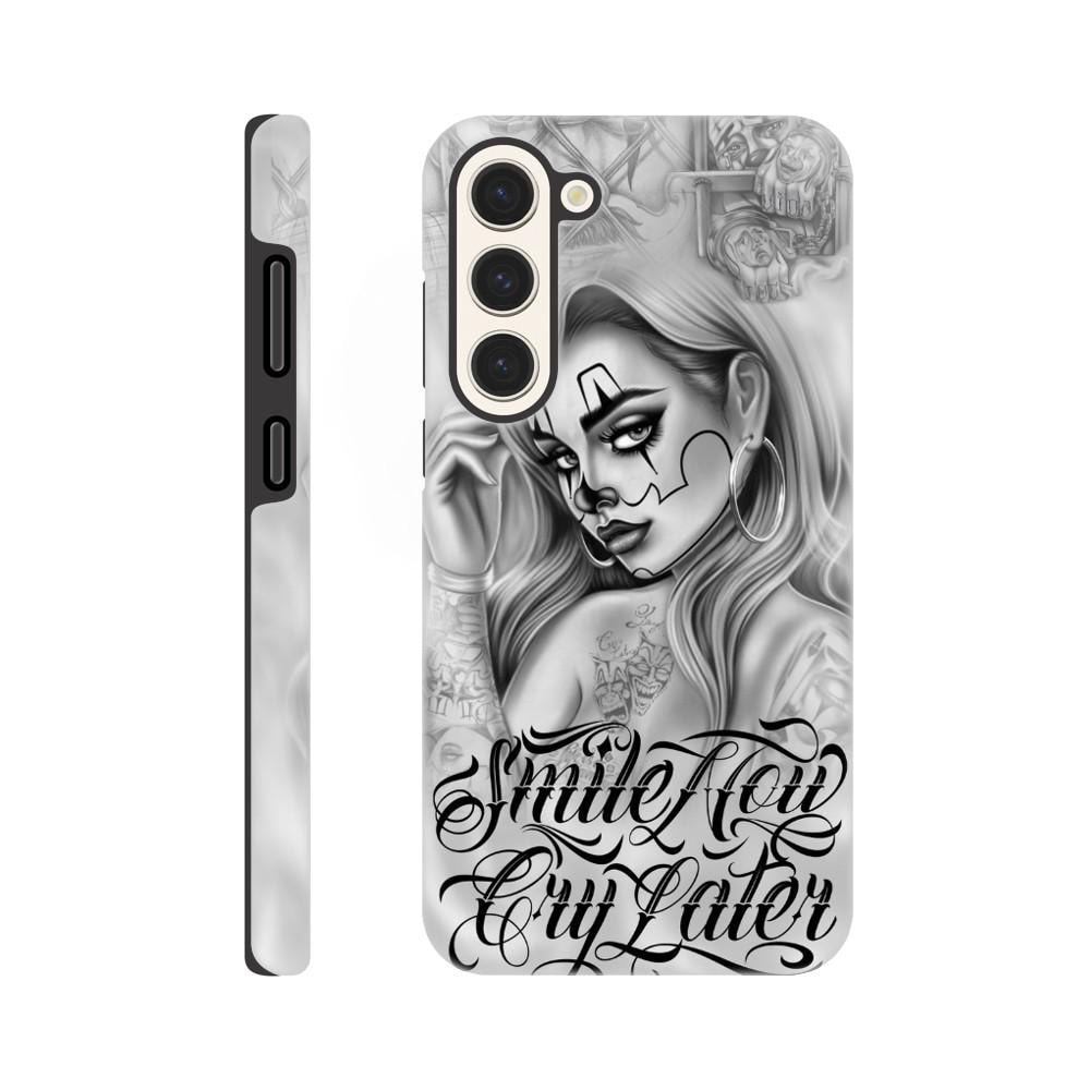 Smile Now Cry Later Phone Case: Tough Protective Cover - Etsy