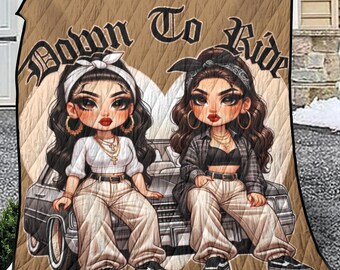 Lowrider Quilt: Mexican Style Cotton Decor