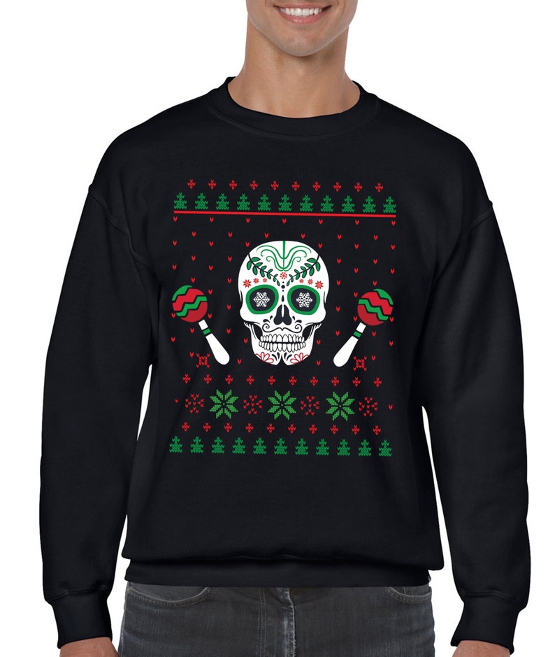 sugar skull sweater