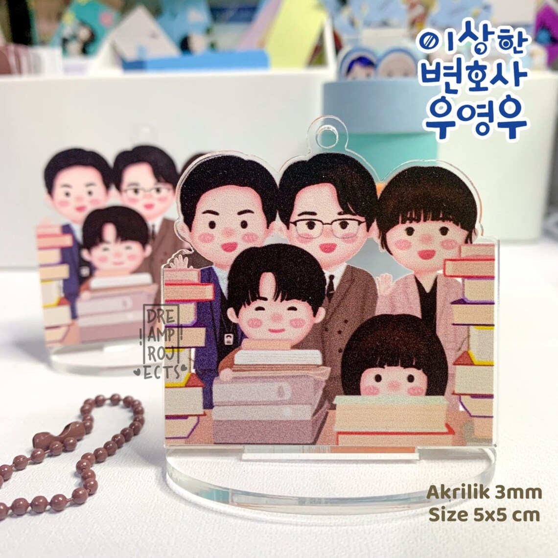 Extraordinary Attorney Woo Keychain Sticker Sheet Etsy