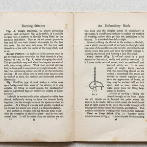 Antique Embroidery Book Set | Historic Needlework Guide For Hand Sewing image 6