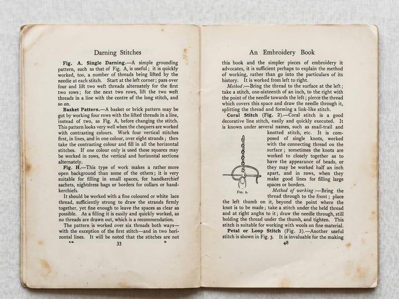 Antique Embroidery Book Set | Historic Needlework Guide For Hand Sewing image 6