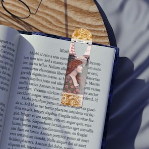 Victorian Bookmark: 1905 Burr McIntosh Cover, Lace & Gold