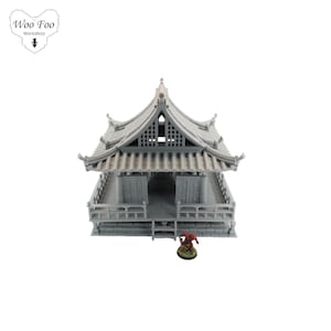 Shinto Temple 3D printed Japanese Samurai Terrain 32mm - Nippon Saga