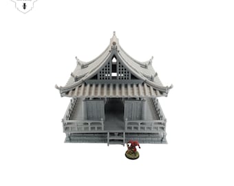 Świątynia Shinto wydrukowana w 3D, teren japońskich samurajów 32 mm - Nippon Saga