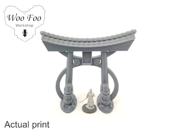 Samurai Asahi Torii 28mm 3D printed terrain test of honour Asian Adventures