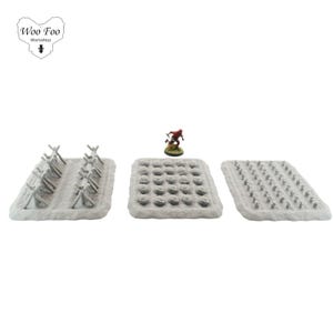 Crops x 3 Scatter 3D printed Japanese Samurai Terrain 32mm - Nippon Saga
