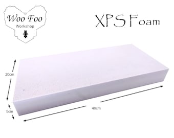 Feuille de mousse XPS, taille environ 20 x 40 x 5 cm, création de modélisme de terrain pour jeux de guerre