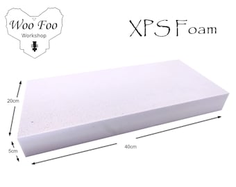 White XPS craft foam