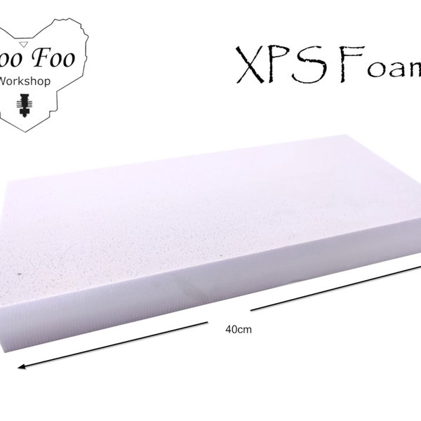 Feuille de mousse XPS, taille approximative 20x40x5cm, fabrication de modélisation de terrain de guerre