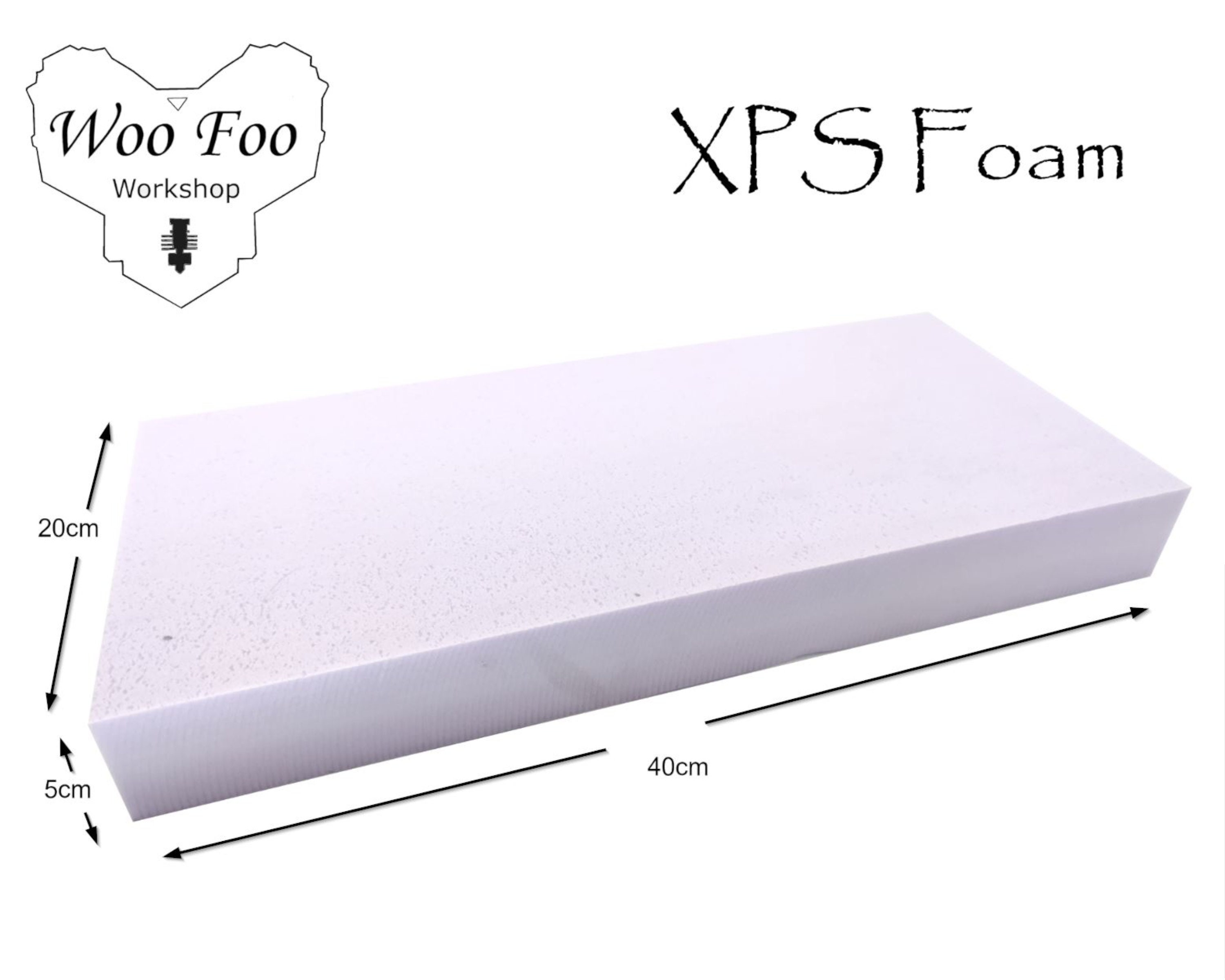 Extruded FOAM XPS 30mm - A4 size - scrapbooking poliestyrene model hobby  craft mountains