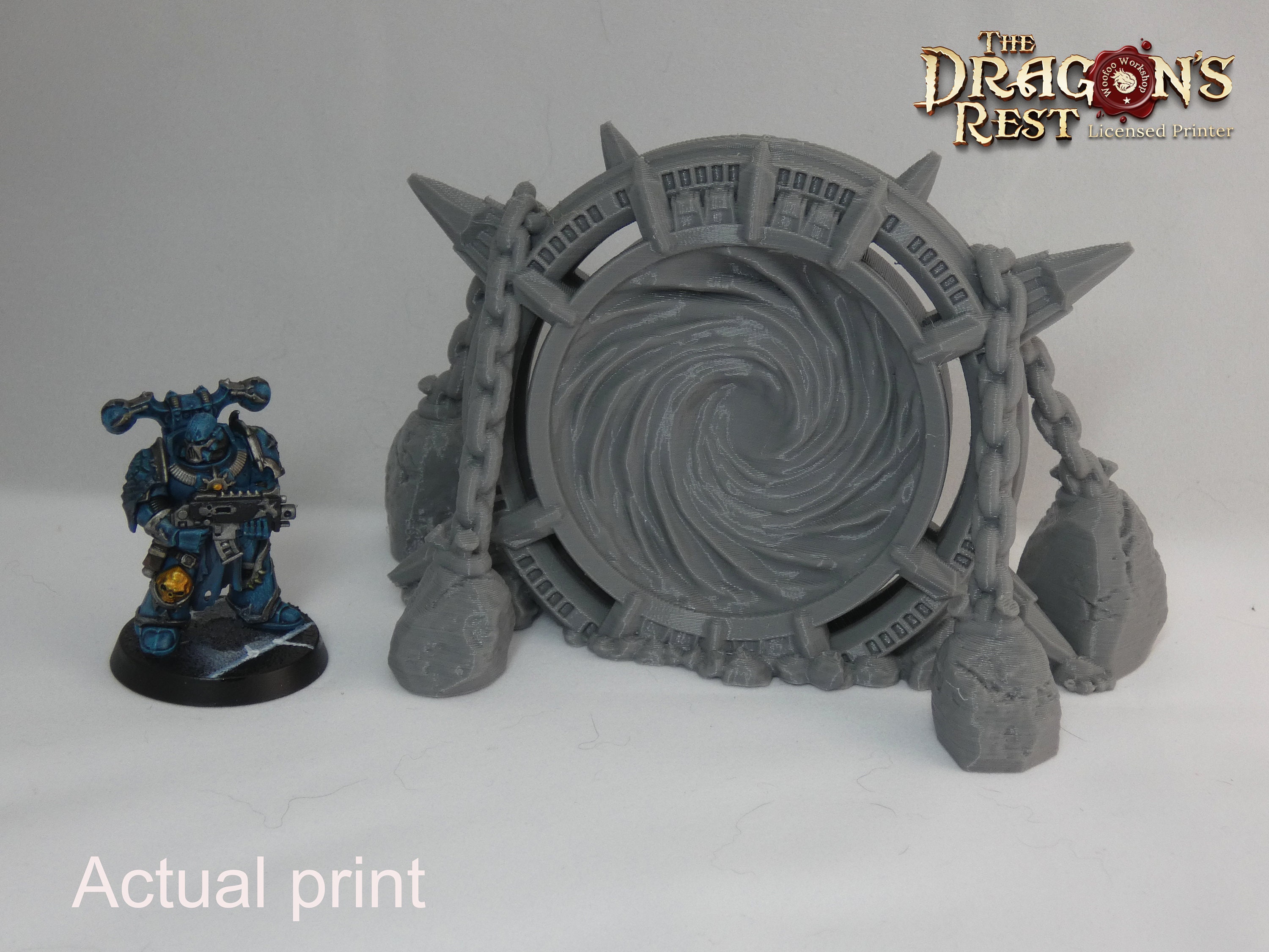 Compatible Terrain 3D printed Extra Large portal Chaos - Dragons Rest