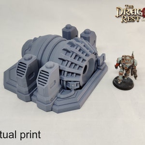 Sci fi generator terrain 3D printed 28mm - Dragons Rest