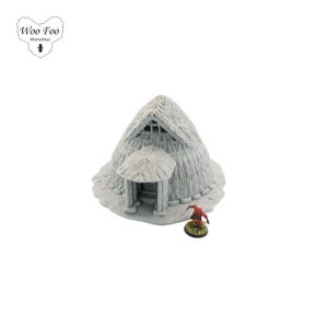 Farm House 6 3D printed Japanese Samurai Terrain 32mm - Nippon Saga