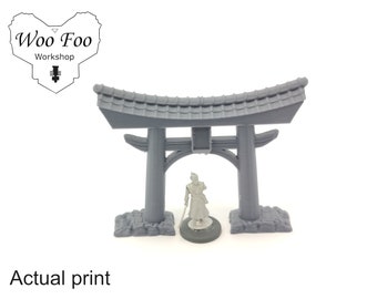 Samurai Torii 28mm 3D printed terrain test of honour Asian Adventures
