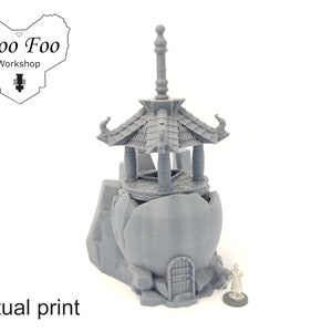 Monastero Samurai Panku, test del terreno stampato in 3D per l&#39;onore Asian Adventures