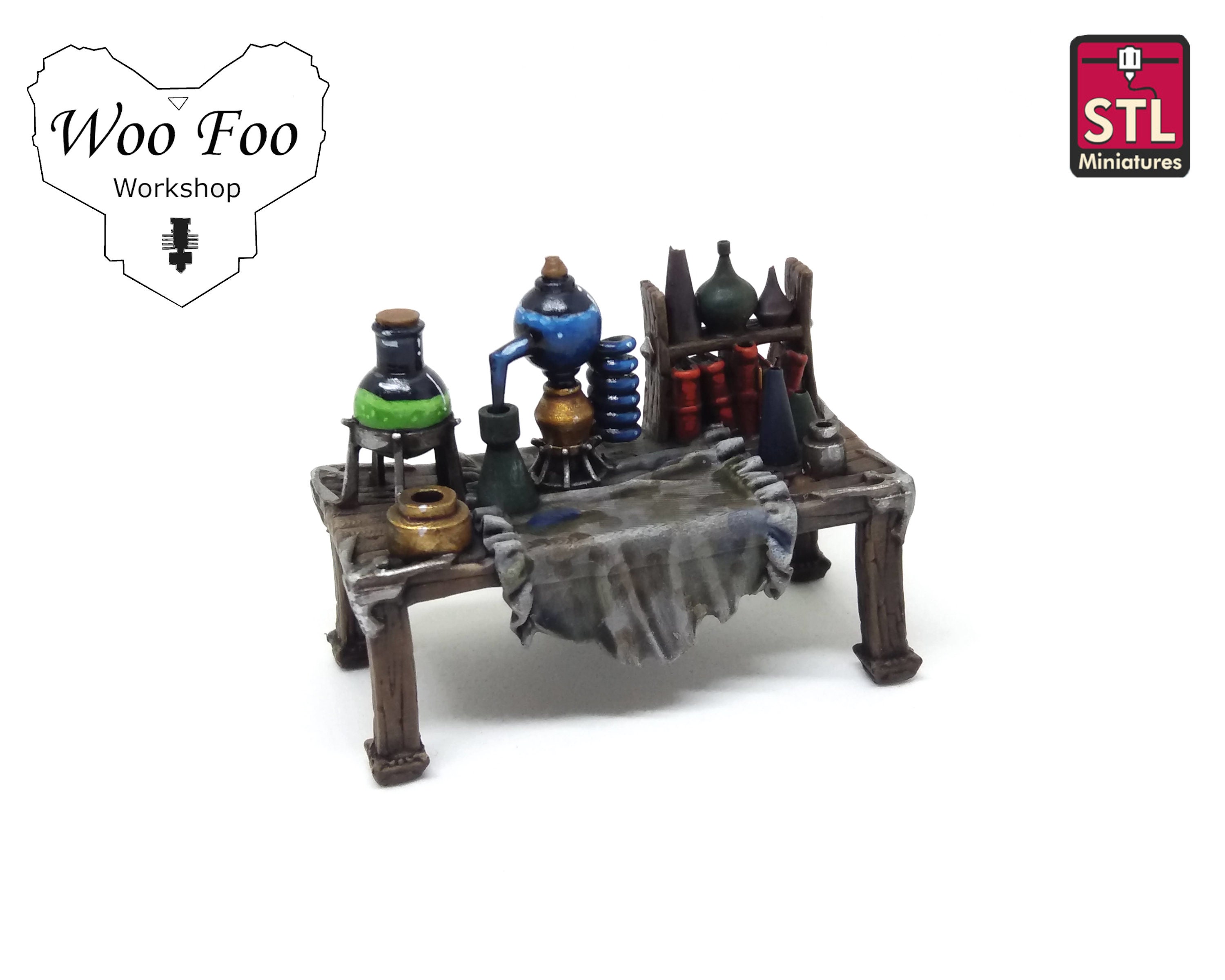 Fantasy Props Alchemist Lab Resin 3D Printed Gaming Terrain - Etsy UK