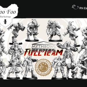 Reapers Team Full 3D printed in Resin Fantasy Football - RNEstudio
