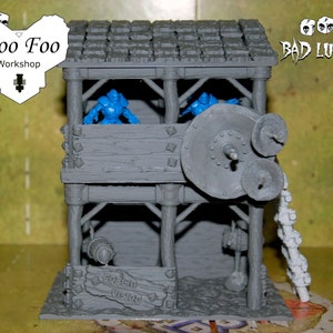 ファンタジーフットボール放送スタンド、3Dプリント - スタジアム地形不運