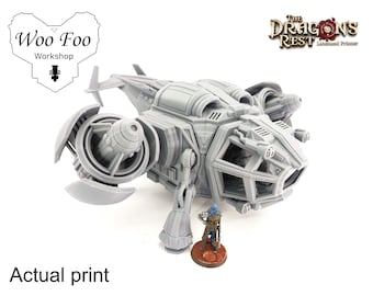 Sci Fi Grasshopper spaceship 3d printed kill team, 28mm wargaming Dragons Rest