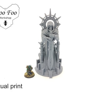 Stormguard Undone Quivira Fallen Champion Statue 3D printed Scatter Terrain