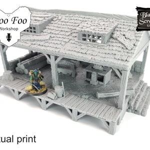 City Of Tarok Woodcutter 3D printed scatter terrain 28mm/32mm fantasy