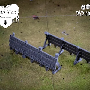 Fantasy Football Billboard Small 5 Pack, 3D Printed - Stadium Terrain Bad Luck