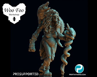 Swamp Snapper Turtle Brute 3D printed in Resin 32mm fantasy Print My Minis