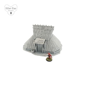 Farm House 4 3D printed Japanese Samurai Terrain 32mm - Nippon Saga