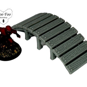 Span Bridge 3D printed Japanese Samurai Terrain 32mm - Nippon Saga