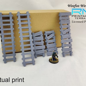 Ladder Set 3D Printed 28mm Fantasy Terrain - RM Studios - Etsy