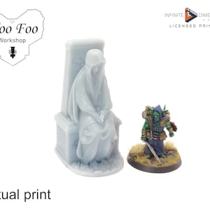 UPGRADED - Wightwood Abbey Lady Shannon Resin 3D printed Terrain