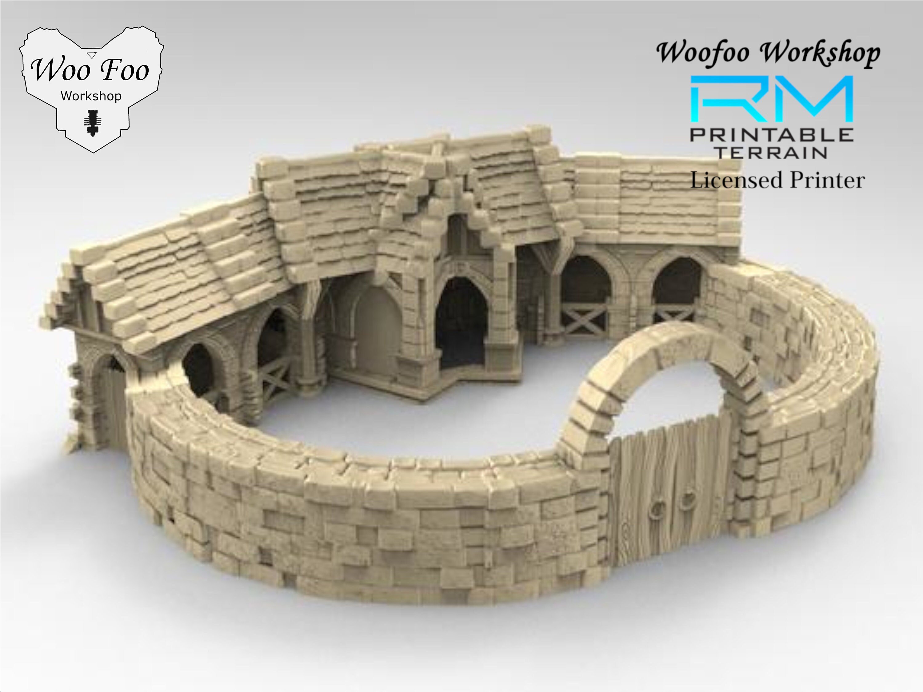 Toys &amp; Games Miniature Toys fantasy 28mm Stormguard Cathedral 3D ...