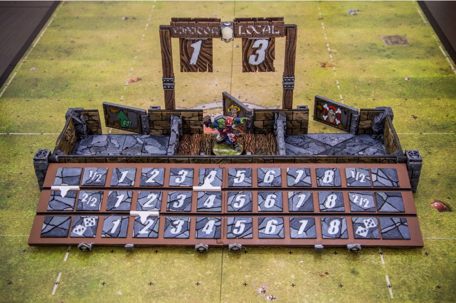 Blood Bowl Dugout 3D printed terrain Fantasy football 28mm | Etsy