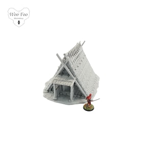 Farm House 5 3D printed Japanese Samurai Terrain 32mm - Nippon Saga
