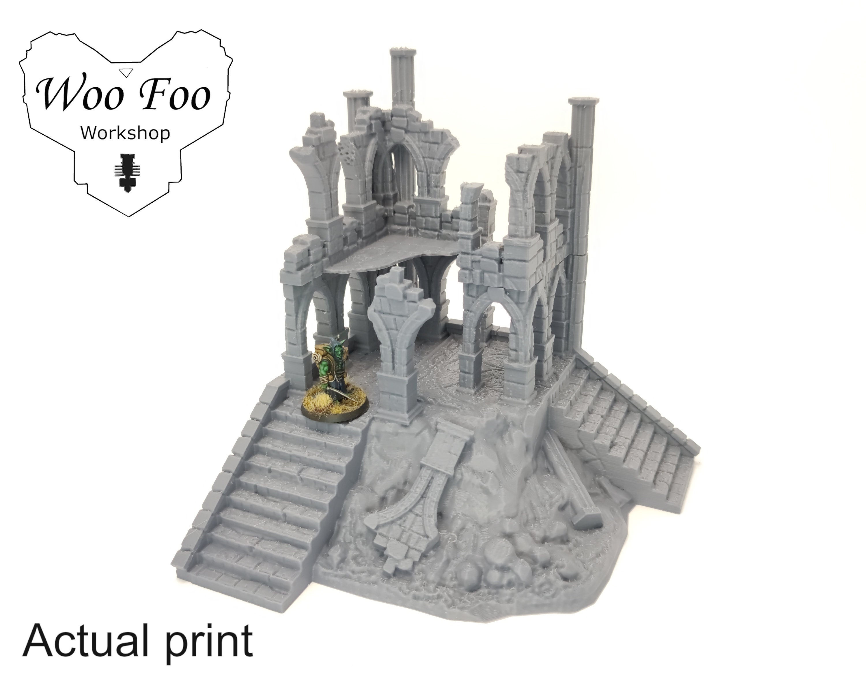Toys &amp; Games Miniature Toys fantasy 28mm Stormguard Cathedral 3D ...