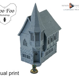 Wightwood Abbey Abbot&#39;s House 3D printed Terrain 28mm - Infinite Dimensions