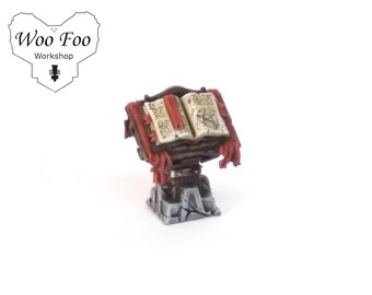 Miniatures STL de terrain de jeu imprimées en 3D en résine de piédestal d&#39;invocation de fantaisie