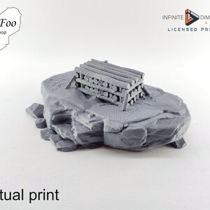 Wightwood Abbey Funeral Pyre 3D printed Terrain - Infinite Dimensions