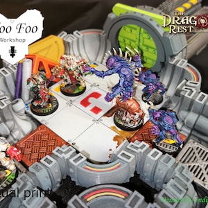 HVAC Tunnels 3D printed Tunnels Terrain, Custom Order please message - Dragon&#39;s Rest