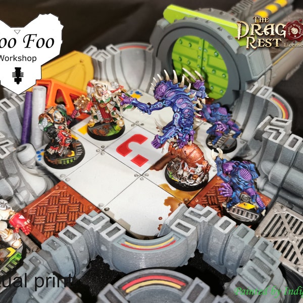 HVAC Tunnels 3D printed Tunnels Terrain, Custom Order please message - Dragon's Rest