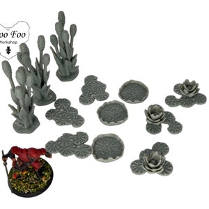 Pond Props 3D printed Japanese Samurai Terrain 32mm - Nippon Saga