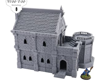 Ulvheim Noble House - Fantasy and medieval Wargaming Terrain 3D Printed - Code2