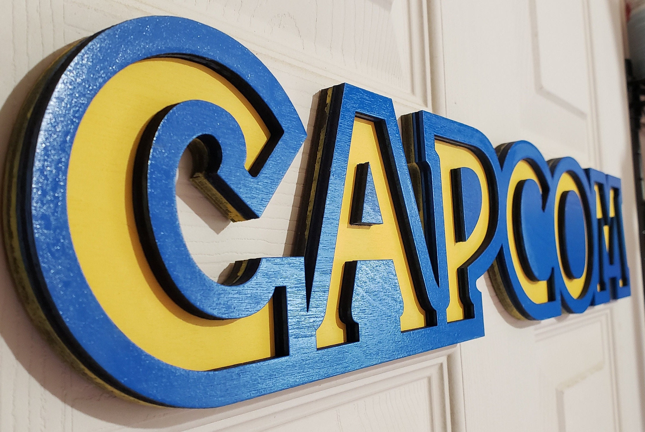 Capcom Sign Large Custom Capcom Game Room Arcade Sign for 1up or Mancave - Etsy