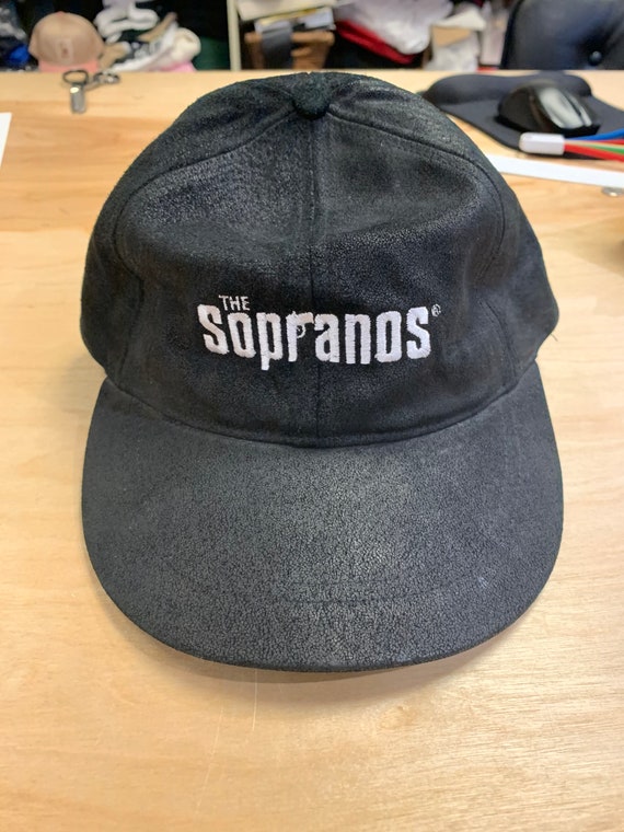 VINTAGE THE SOPRANOS Leather Snapback
